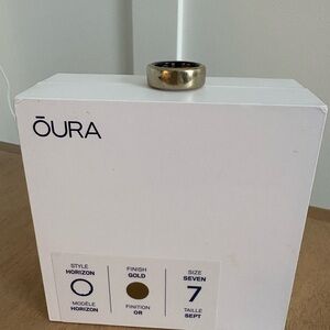 Oura Ring (gen3, gold, sz7)